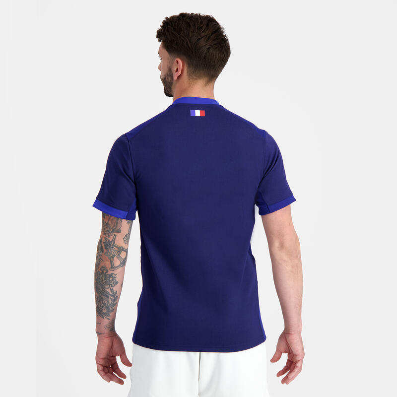 Maillot Manches Courtes de Rugby REPLICA FRANCE 2023 Adulte