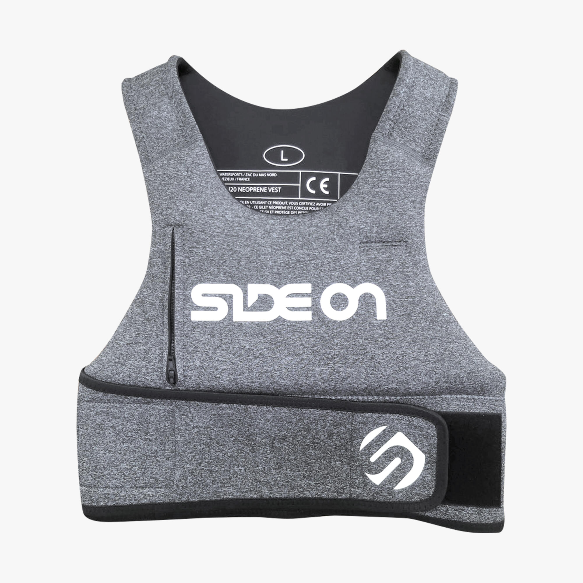 Side On - Gilet Kite Windsurf Gris - Gilet De Protection - Voile Habitable Cerfvolant Wing - - 34 2xs - Decathlon