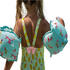 Swimming pool armbands with inner fabric for 15-30 kg kids printed "Gazelle"