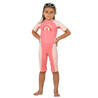 Baby UV Protection Wetsuit Kloupi Soft & Comfortable Pink RAINBOW Print