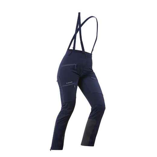 
      Women's mountaineering waterproof ICE trousers - Blue black
  