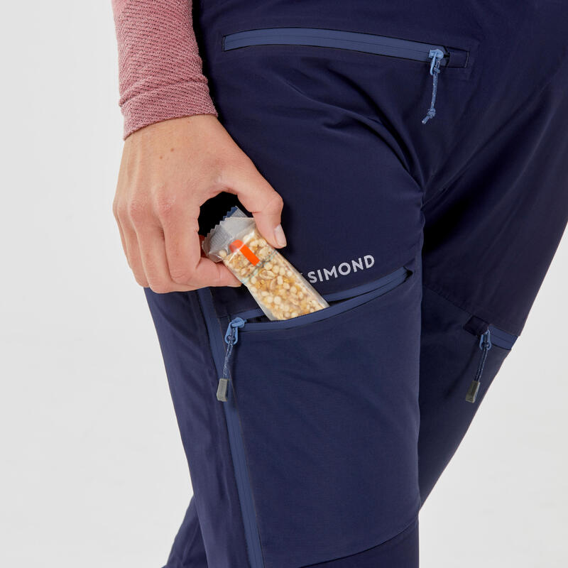 Pantaloni alpinismo donna ICE blu e neri