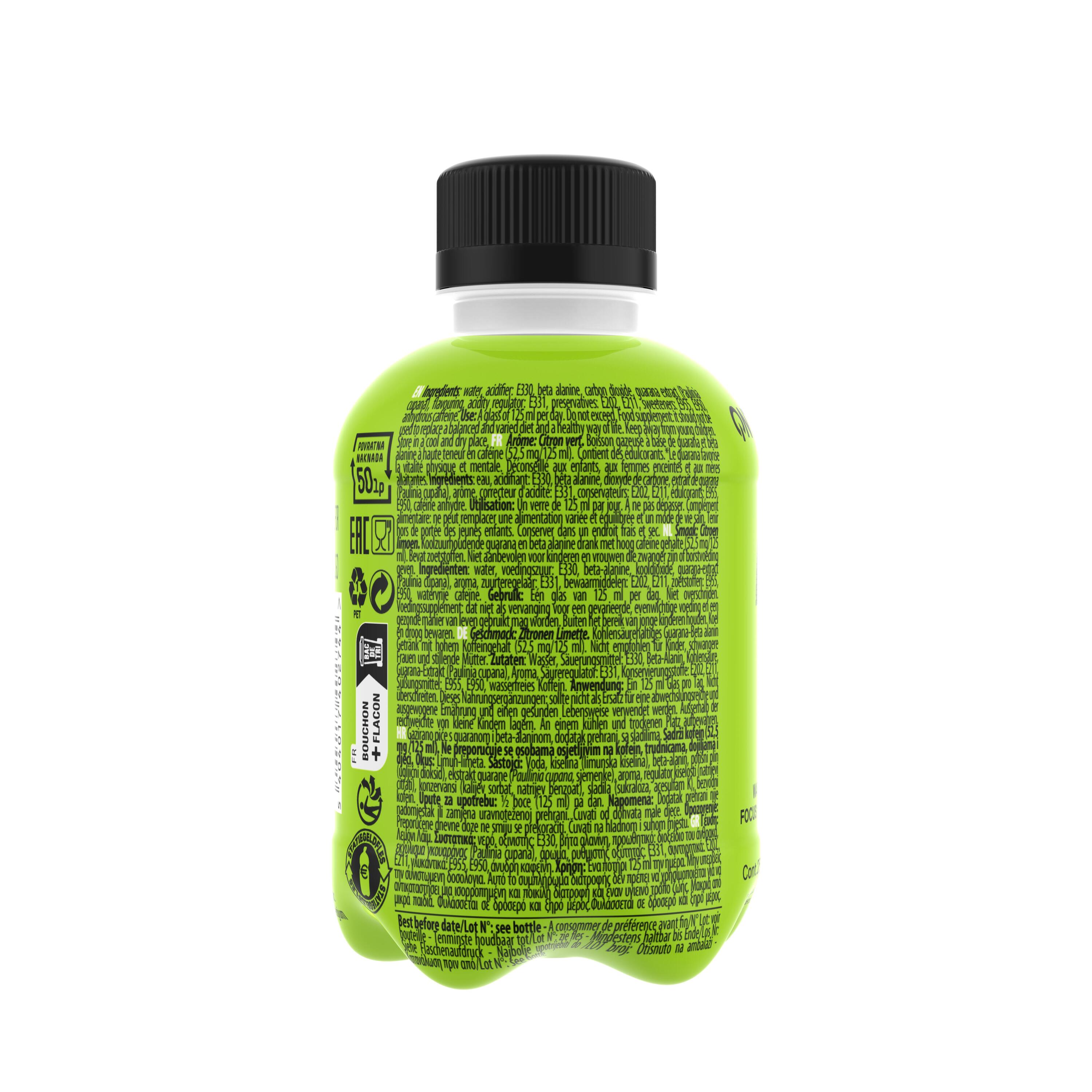 Kick drink voor krachttraining pre-workout limoen 250 ml 2/3