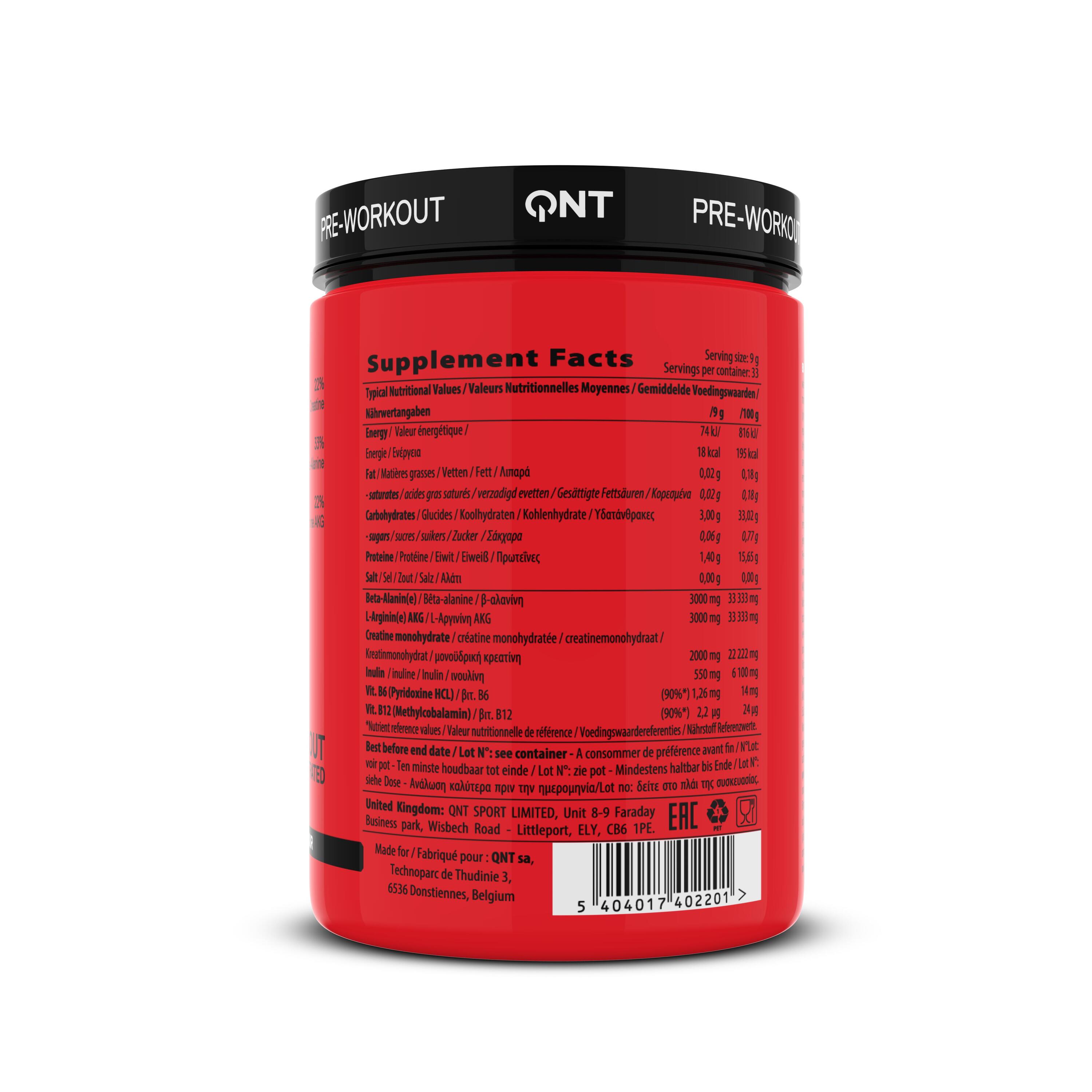 PREWORK OUT fruits rouges 2/3