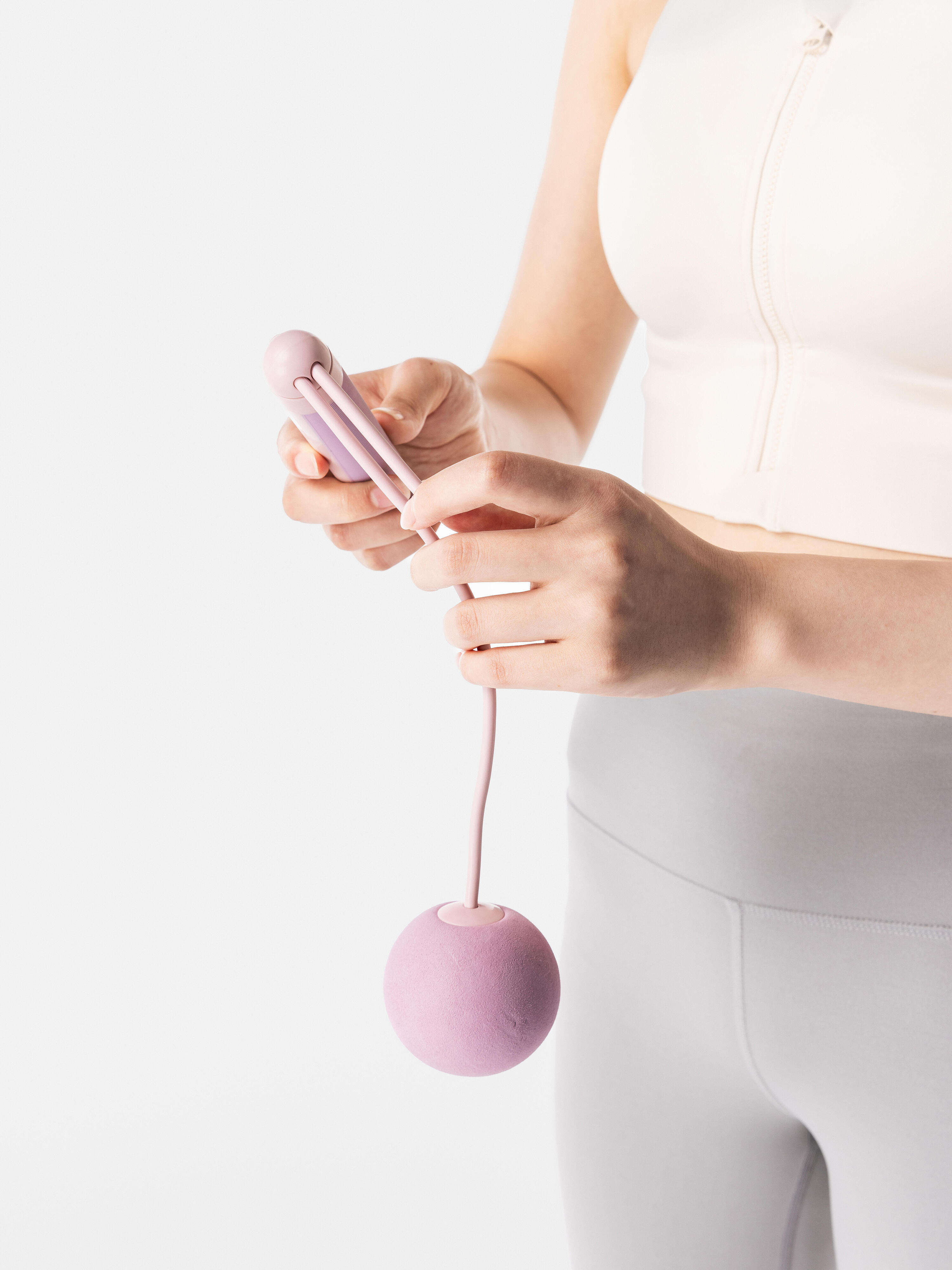 JUMP ROPE 800 COUNTER DOUBLE PINK 2/6
