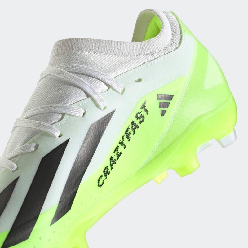 ADIDAS X Crazyfast.3 FG voetbalschoenen wit/geel