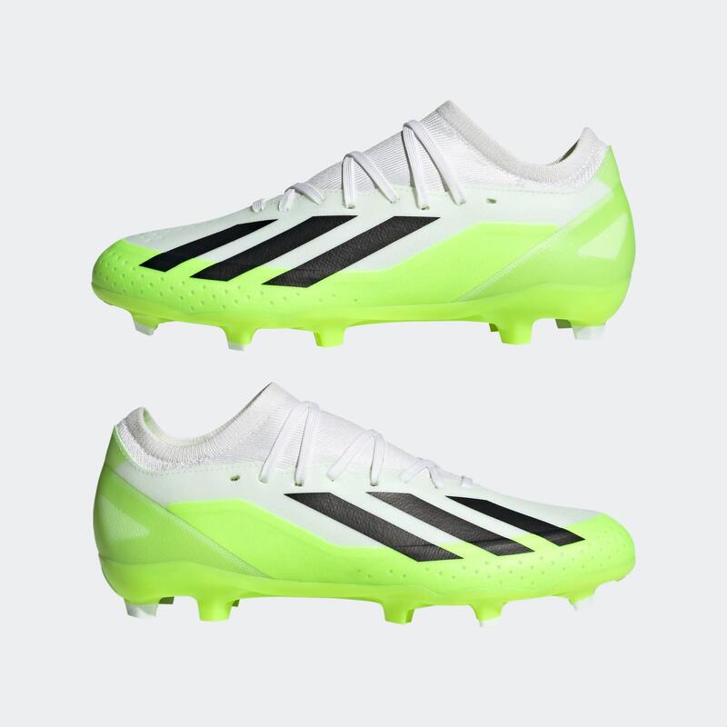 ADIDAS X Crazyfast.3 FG voetbalschoenen wit/geel