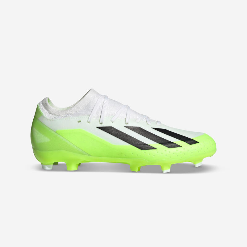 Scarpe calcio adulto ADIDAS X CRAZYFAST.3 FG bianco-giallo