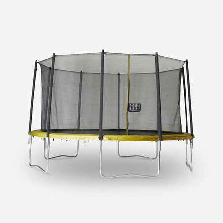 Okrogel trampolin z zaščitno mrežo 420