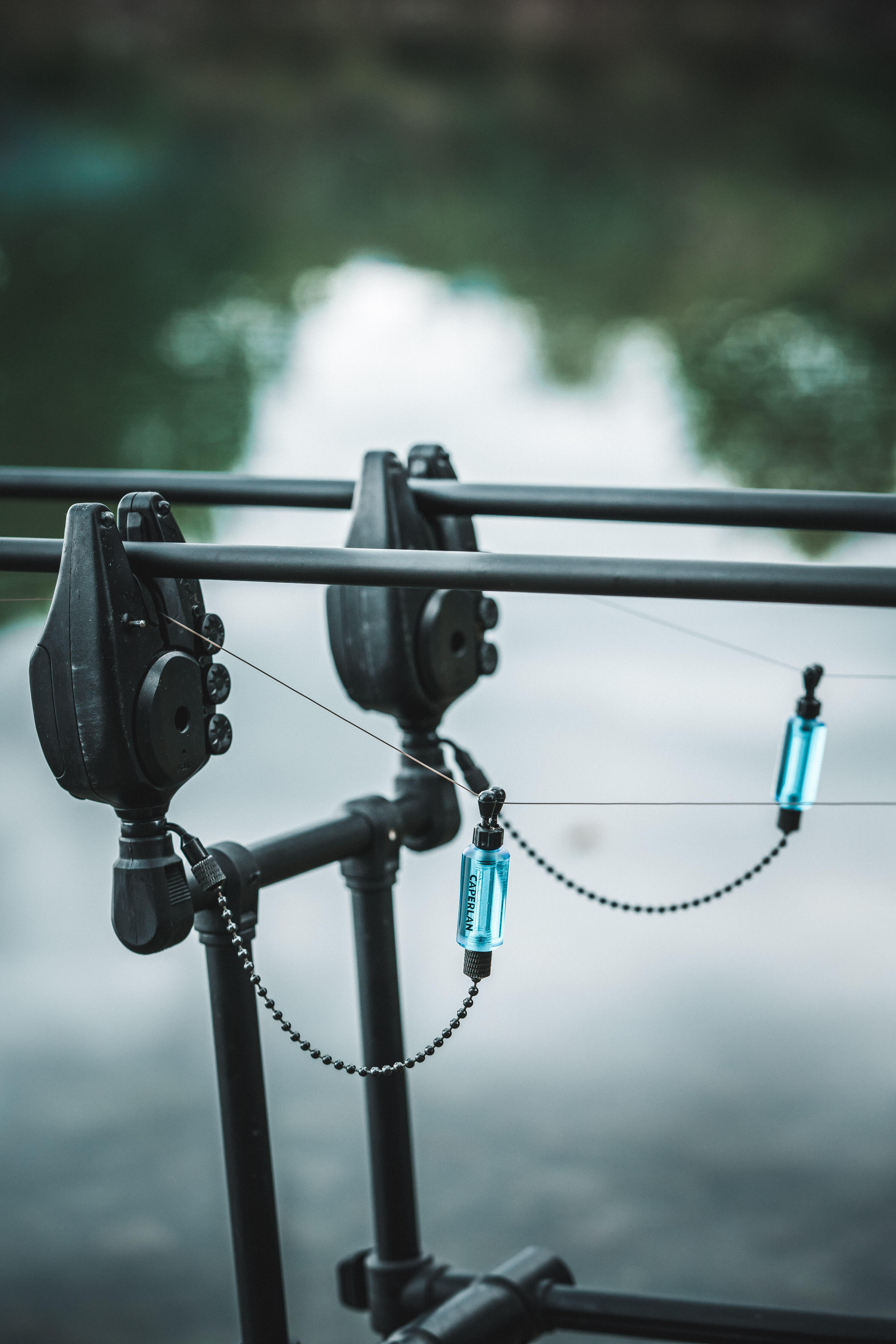 Kit hanger-swinger carp fishing azzurro 6/8
