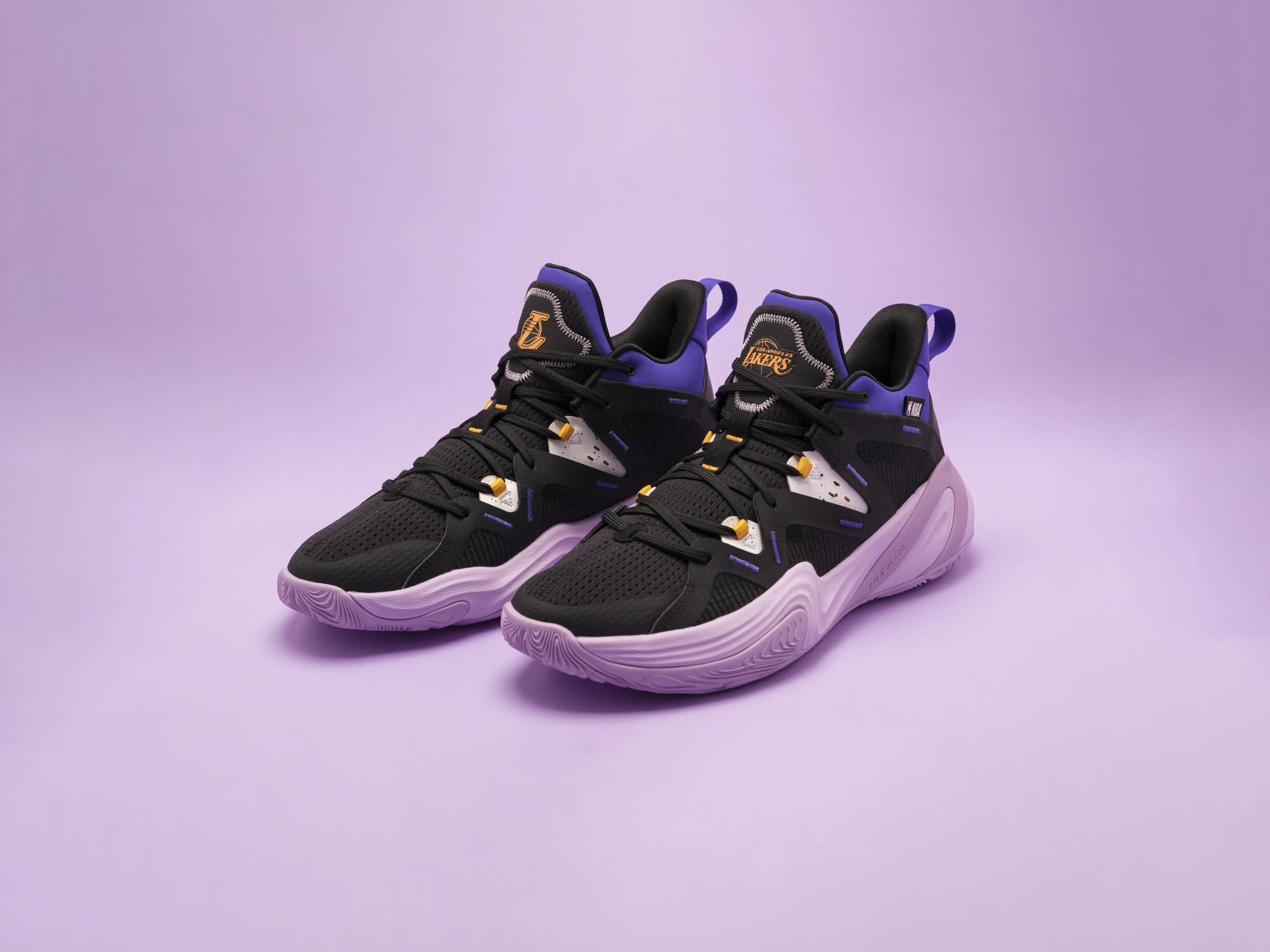 Men's/Women's Basketball Shoes 900 NBA MID-3 - Los Angeles Lakers/Black 11/20