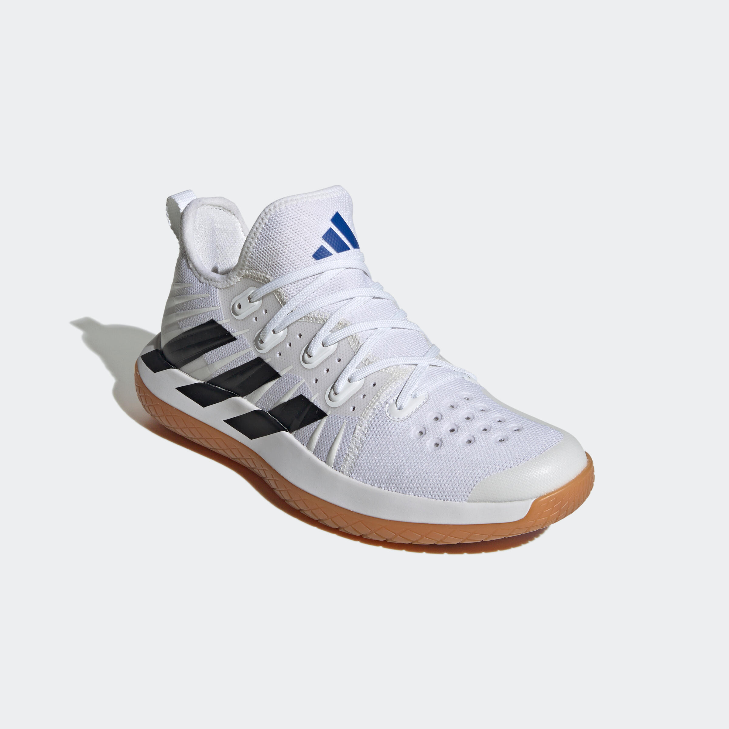 Adult Handball Shoes Stabil Next Gen - White/Black/Blue 7/9