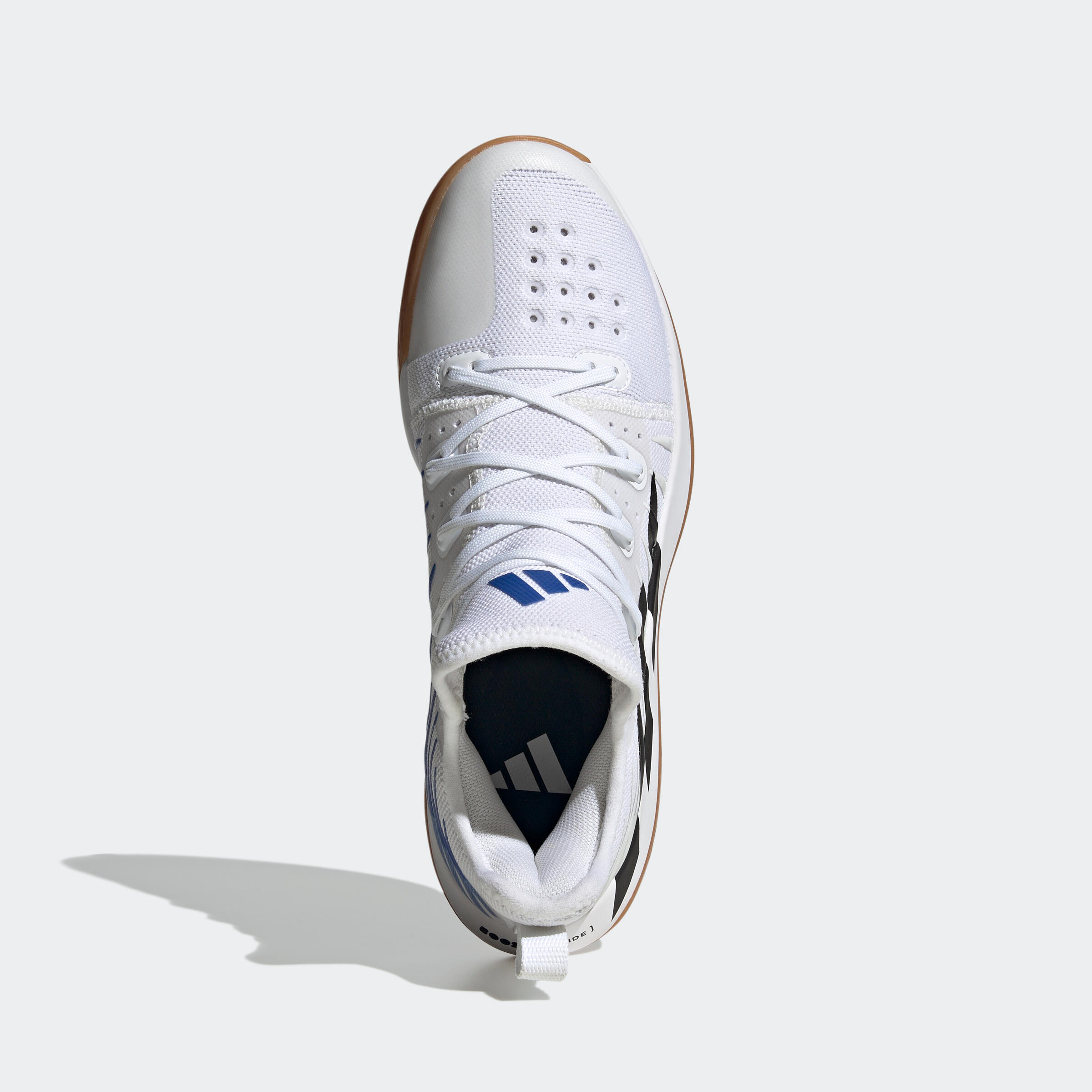 Adult Handball Shoes Stabil Next Gen - White/Black/Blue 3/9