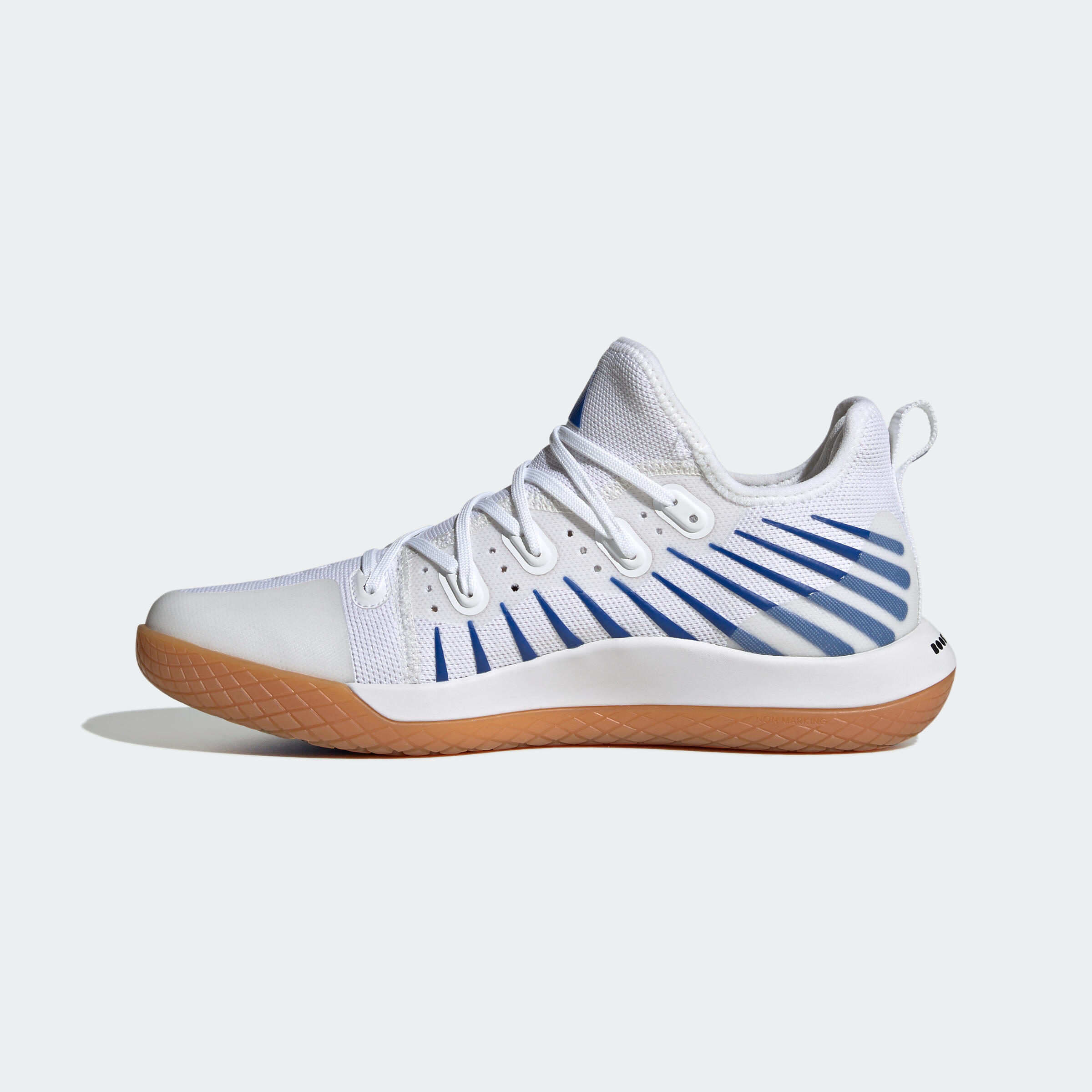 Adult Handball Shoes Stabil Next Gen - White/Black/Blue 2/9