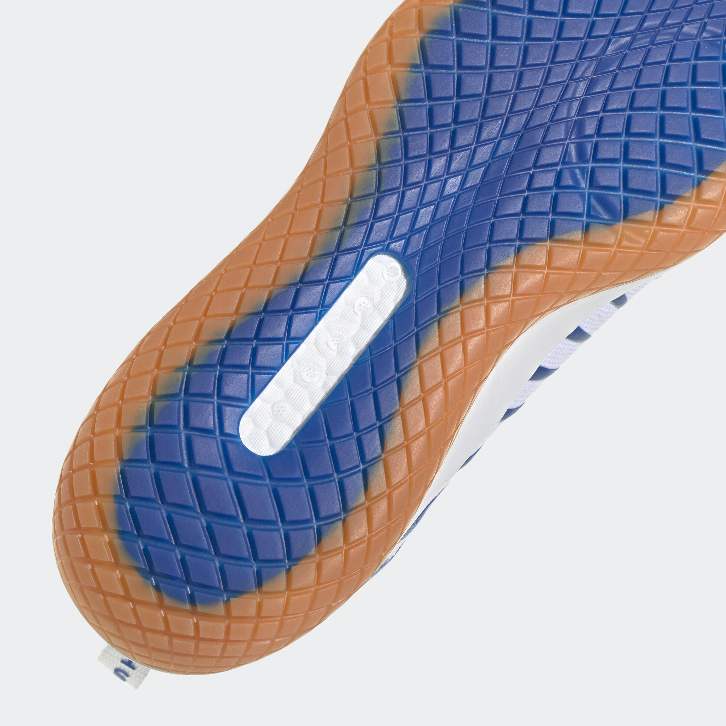 Adult Handball Shoes Stabil Next Gen - White/Black/Blue - Decathlon