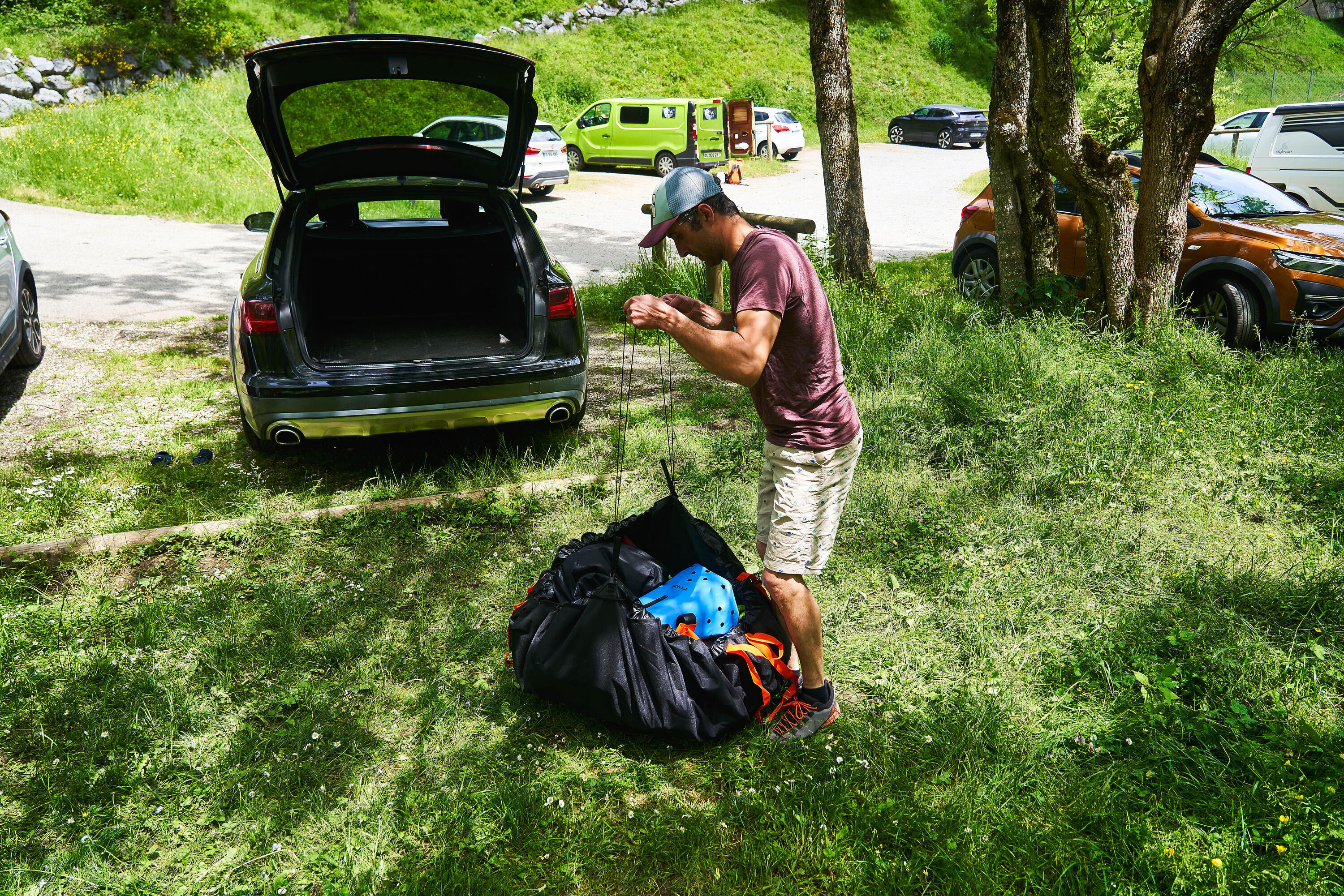 Saco para fato e material de canyoning 9/11
