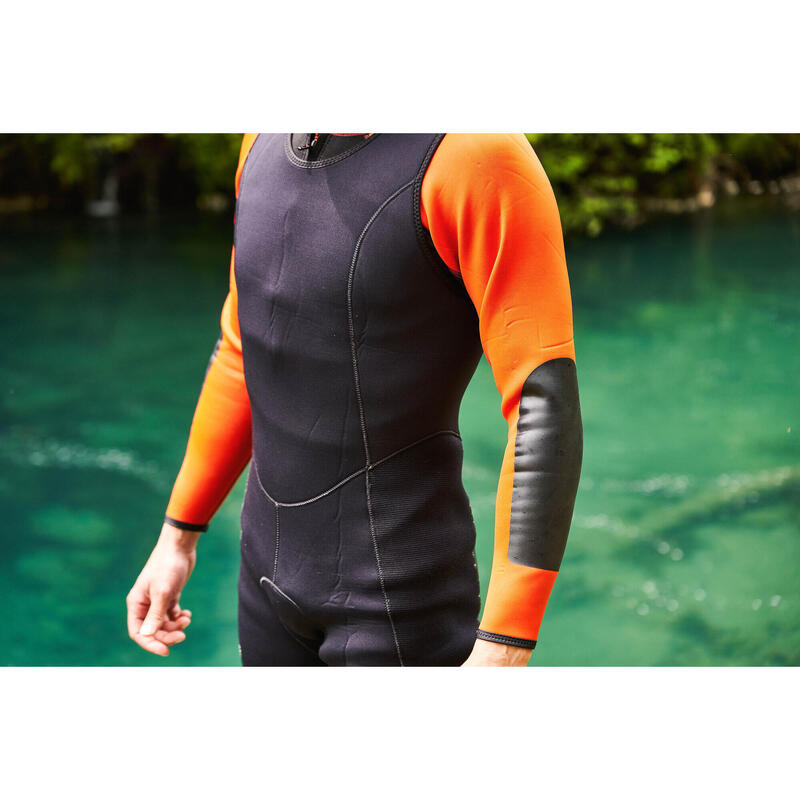 Ondervest voor canyoning halve rits neopreen 2/3 mm