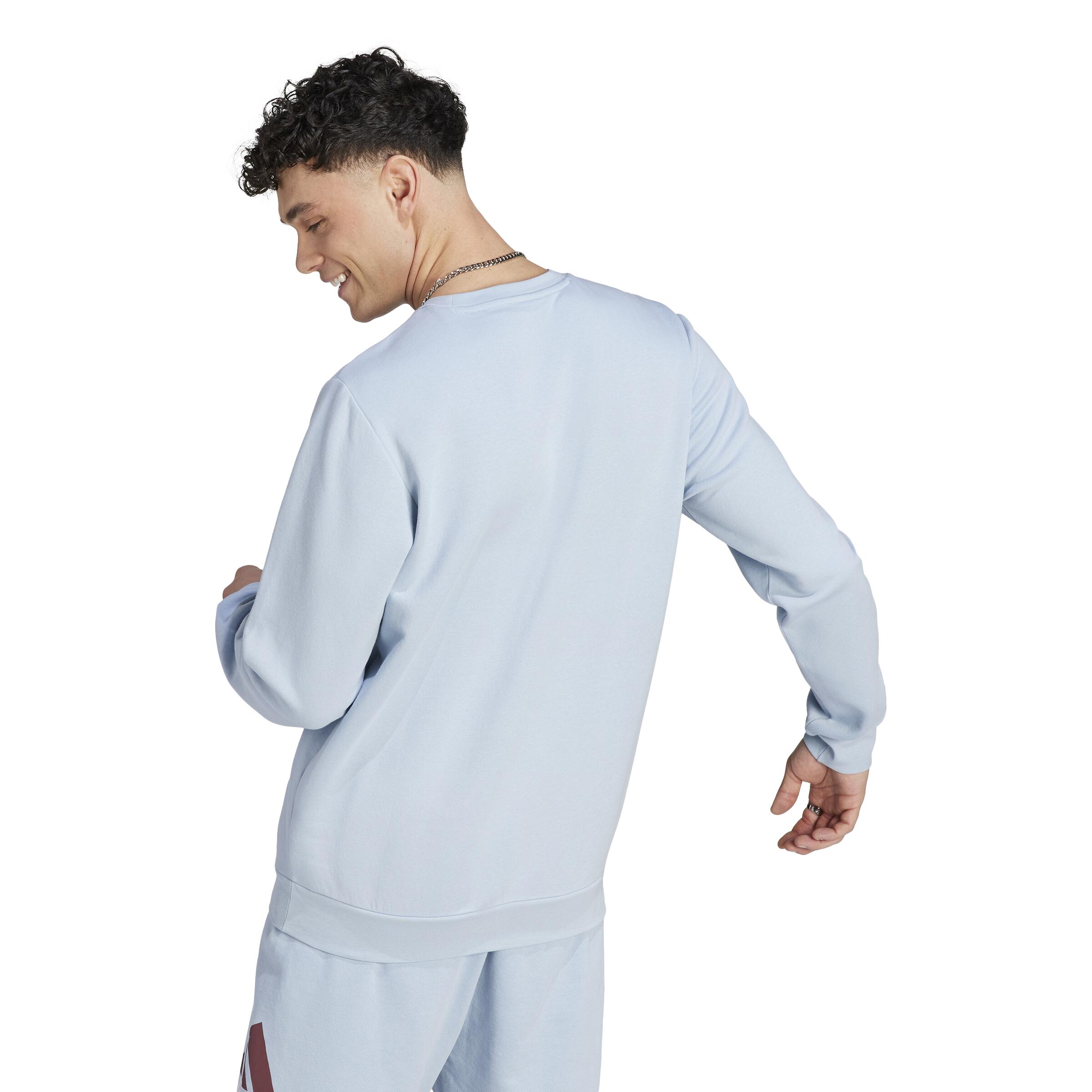 Sudadera Fitness Soft Training Adidas Hombre Azul 2/6