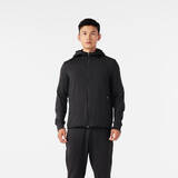 Men's warm running jacket - KIPRUN RUN 100 Warm - Black