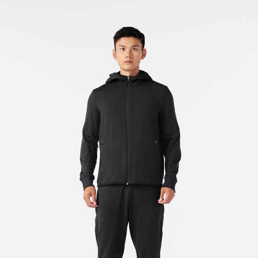 
      CHAQUETA CÁLIDA DE RUNNING HOMBRE KIPRUN RUN 100 WARM NEGRO 
  