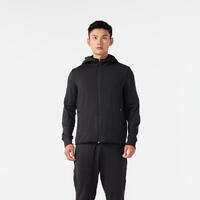 Veste chaude de running Homme - KIPRUN RUN 100 Warm Noire