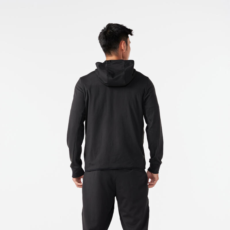 Chaqueta cálida de running Hombre - KIPRUN Run 100 Warm Negro 