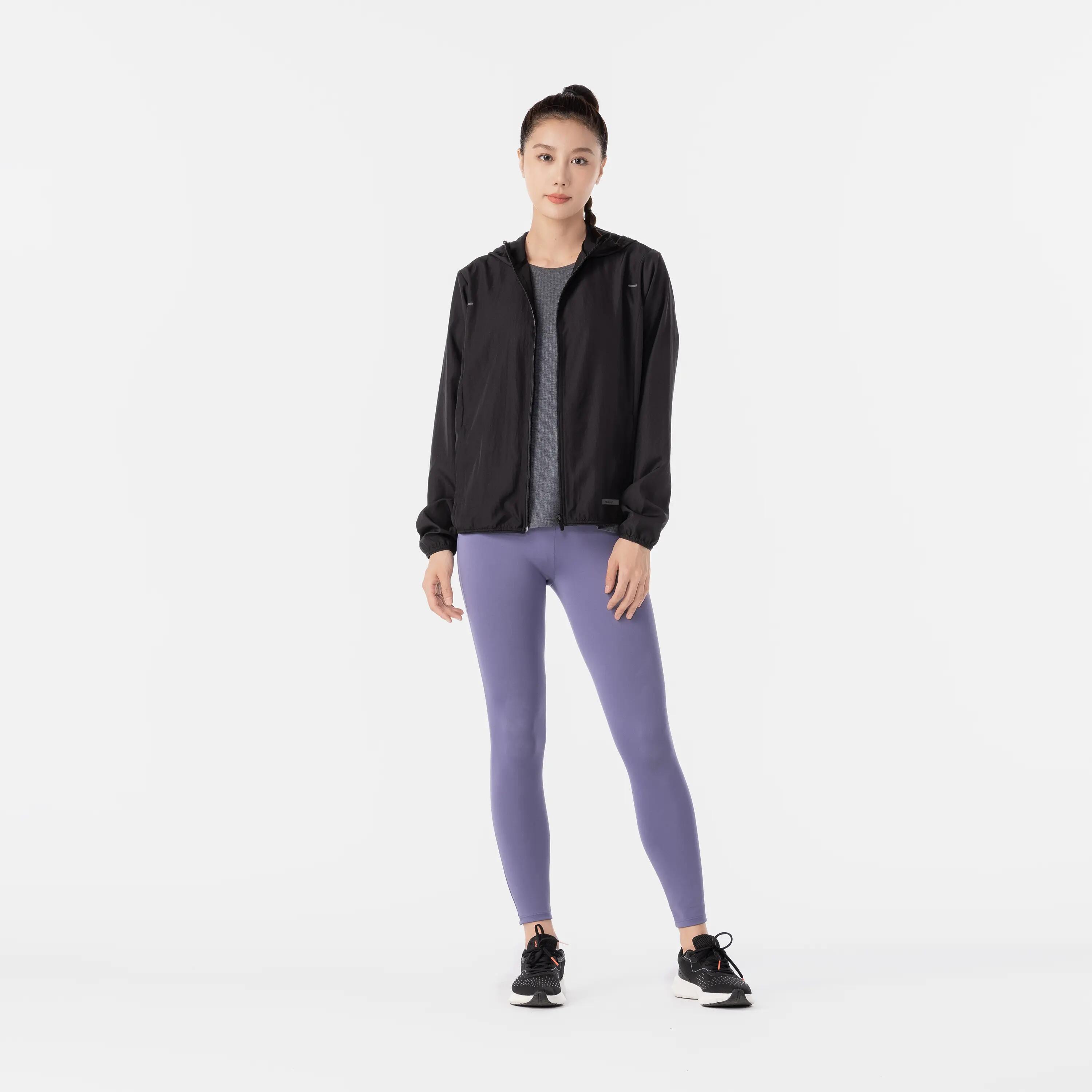 Laufjacke Damen winddicht - Run 100 Wind schwarz 2/9
