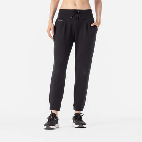 Pantalon de running chaud femme - Jogging 500 noir