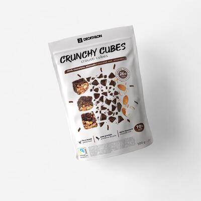 Spuntino proteico al cioccolato 100 g. - cubetti croccanti