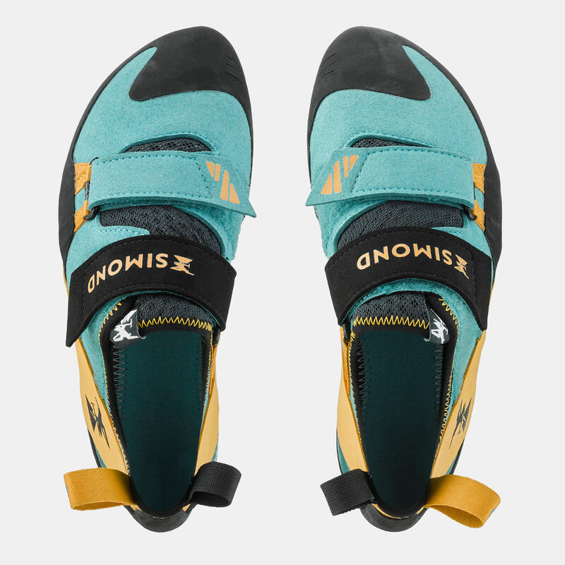 Klimschoenen voor dames Vertika blauw oker