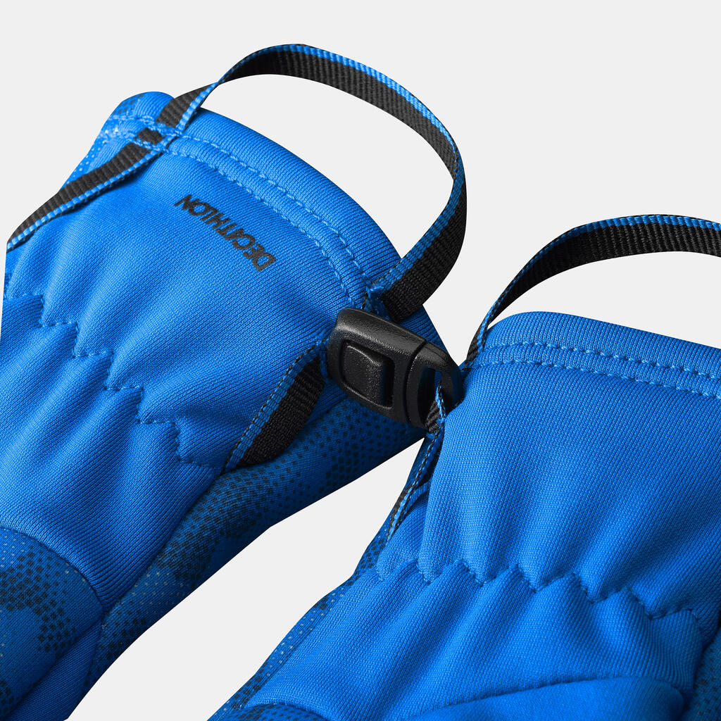 KIDS' HIKING TOUCHSCREEN COMPATIBLE GLOVES - SH500 MOUNTAIN STRETCH - AGE 6-14 