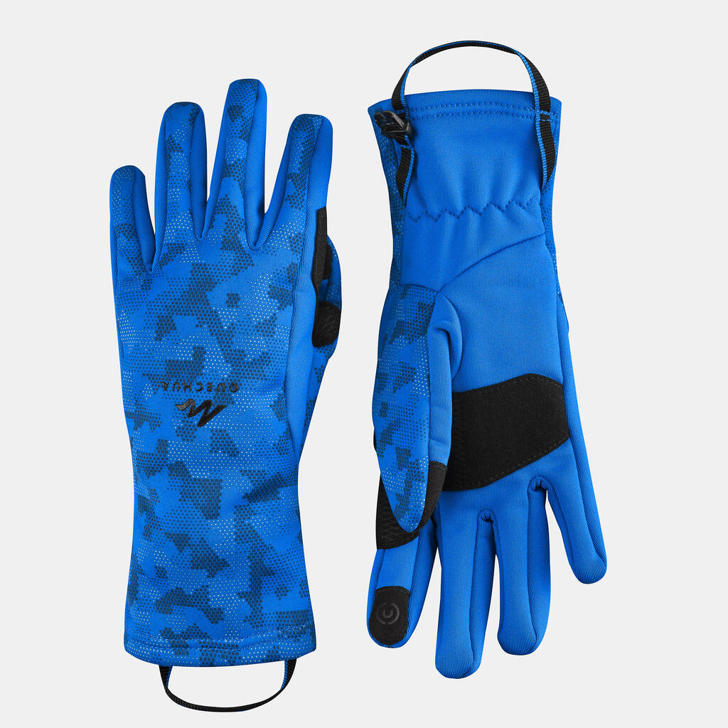 Handschuhe Kinder Stretch touchscreenfähig 6-14 Jahre Winterwandern - SH500