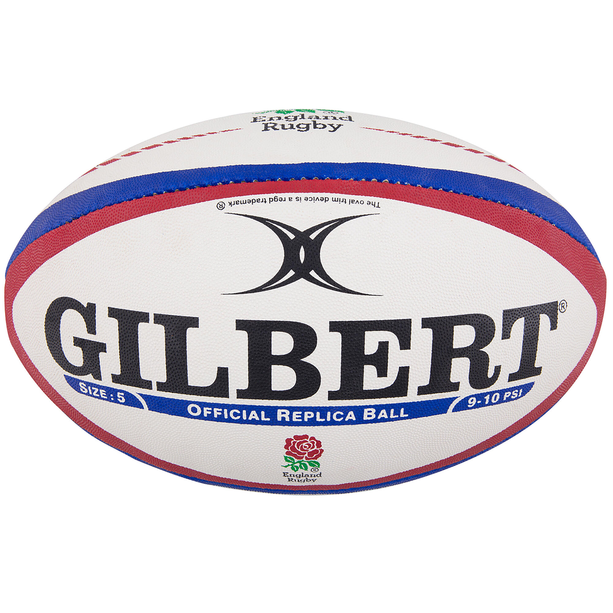 Gilbert England International Rugby Ball Size 5 3/5