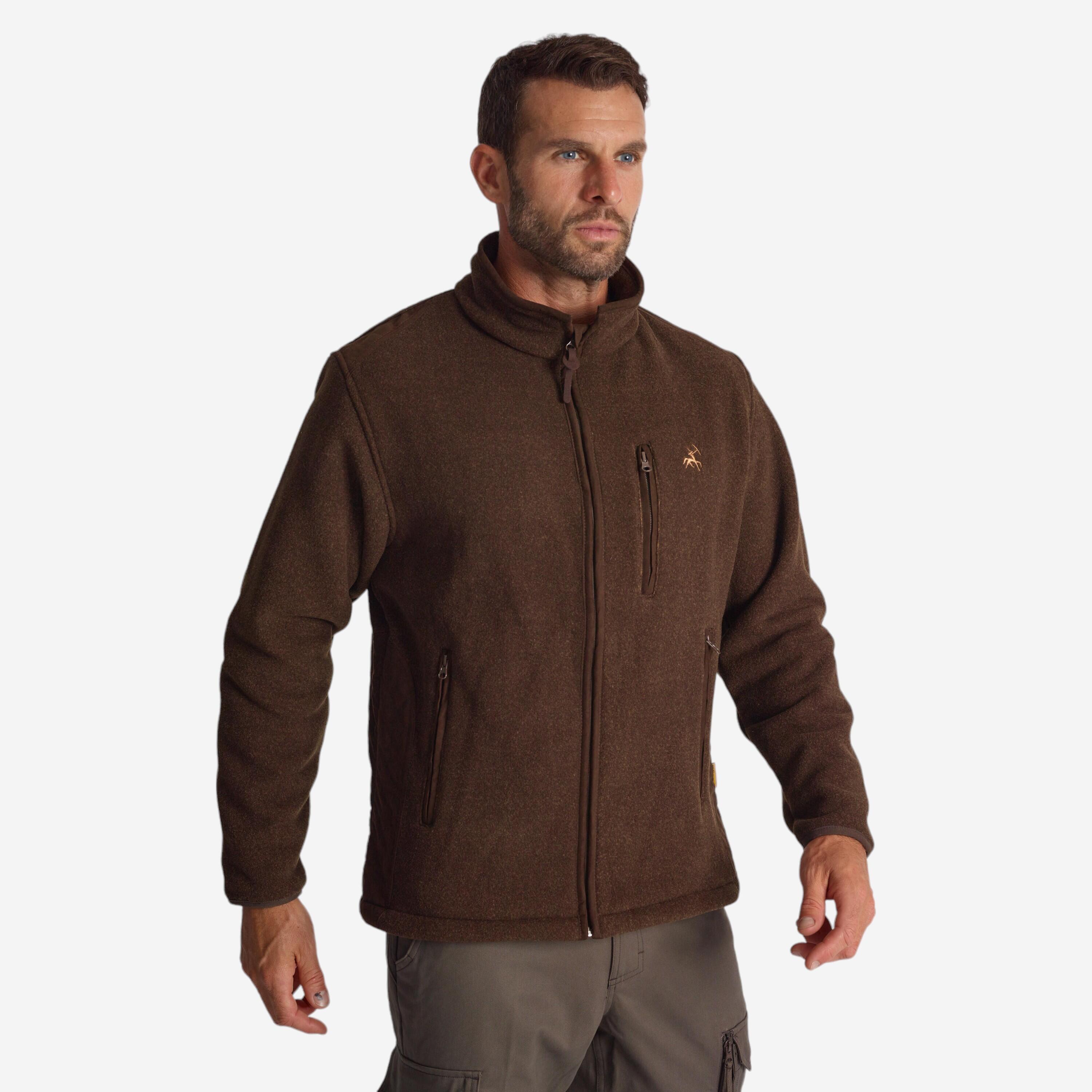 LIGNE VERNEY-CARRON FLEECE JACKET PRESLY VERNEY CARRON BROWN