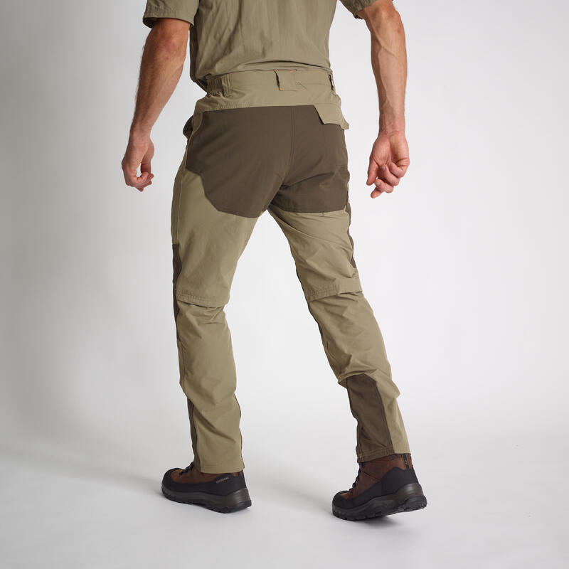 Pantalon léger respirant et résistant chasse homme - 520 vert