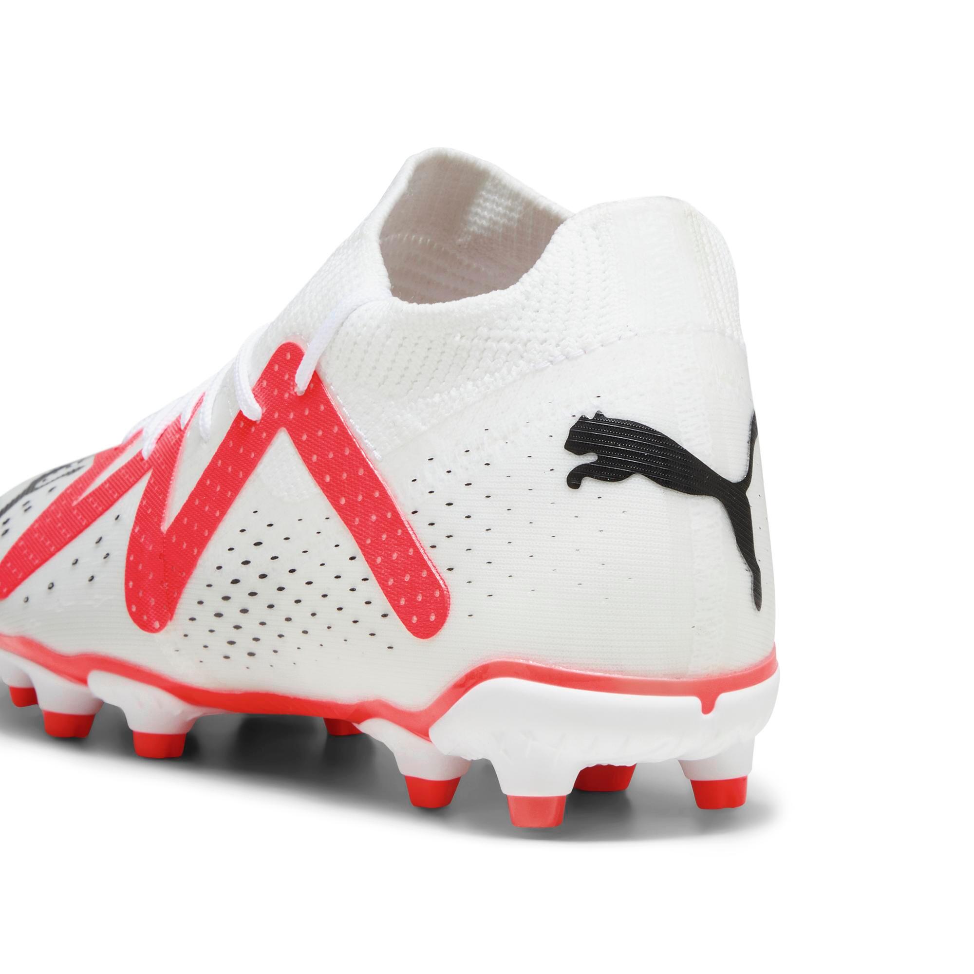 Kids' FG/AG Future Match - White/Red 5/5
