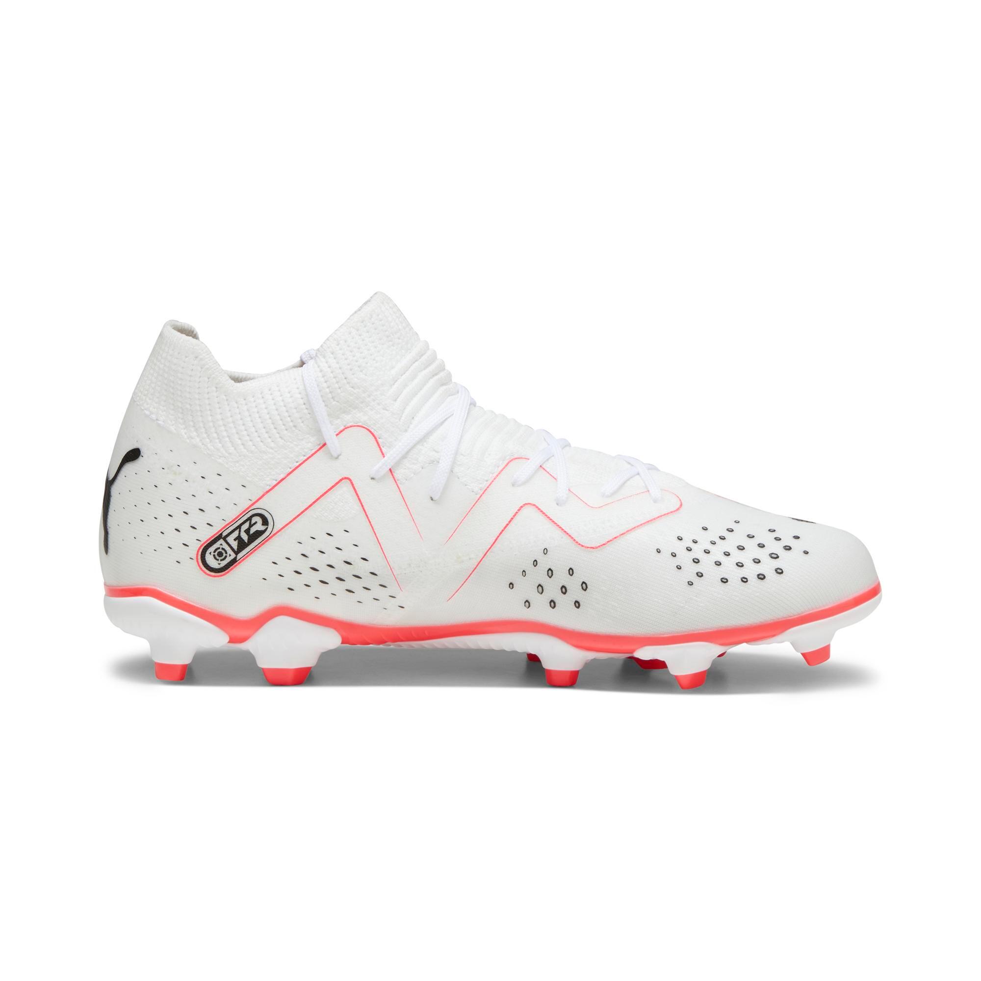 Kids' FG/AG Future Match - White/Red 2/5
