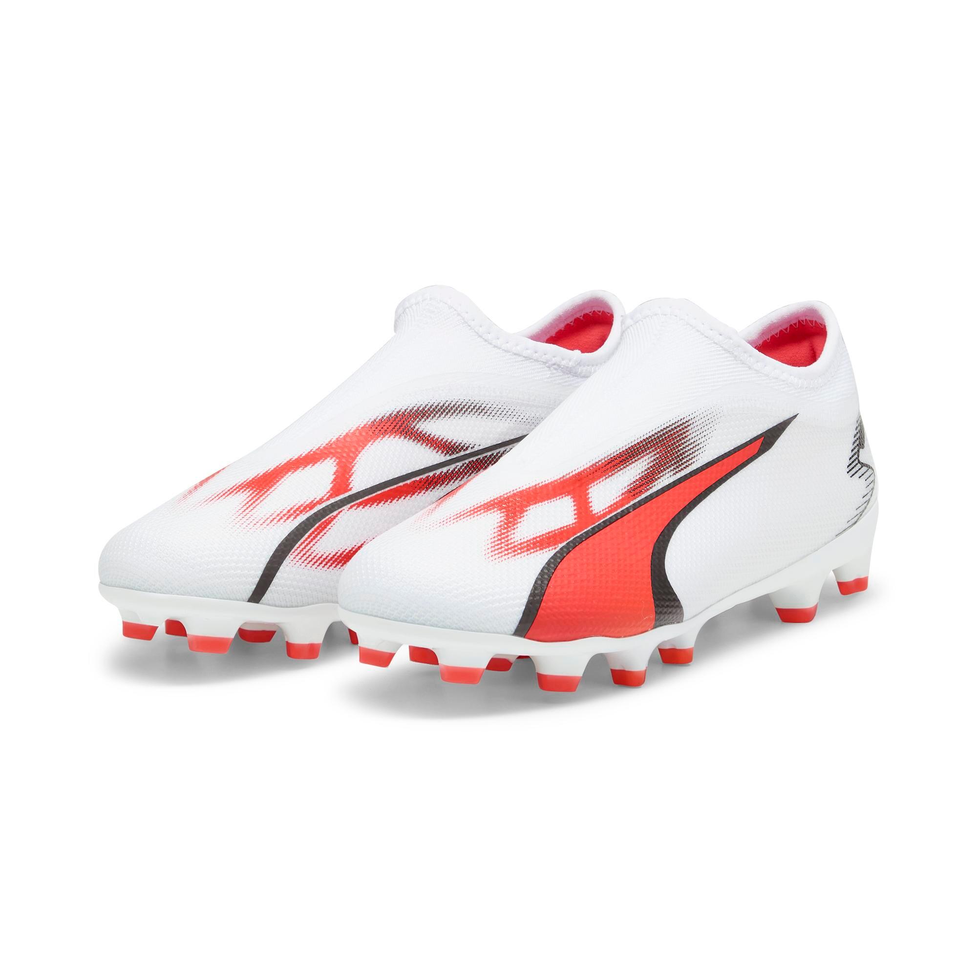 PUMA ULTRA Match LL FG/AG Blanc/Rouge Enfant 6/6