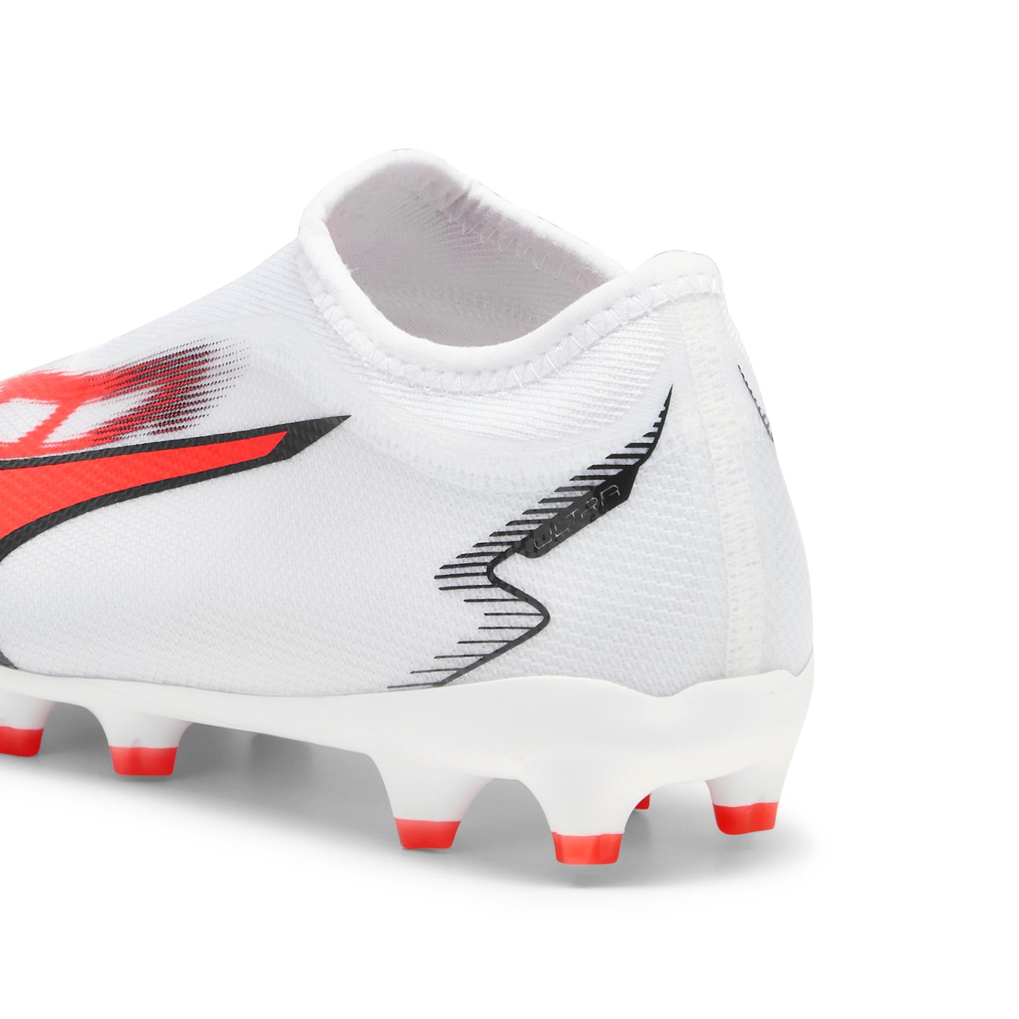 PUMA ULTRA Match LL FG/AG Blanc/Rouge Enfant 4/6