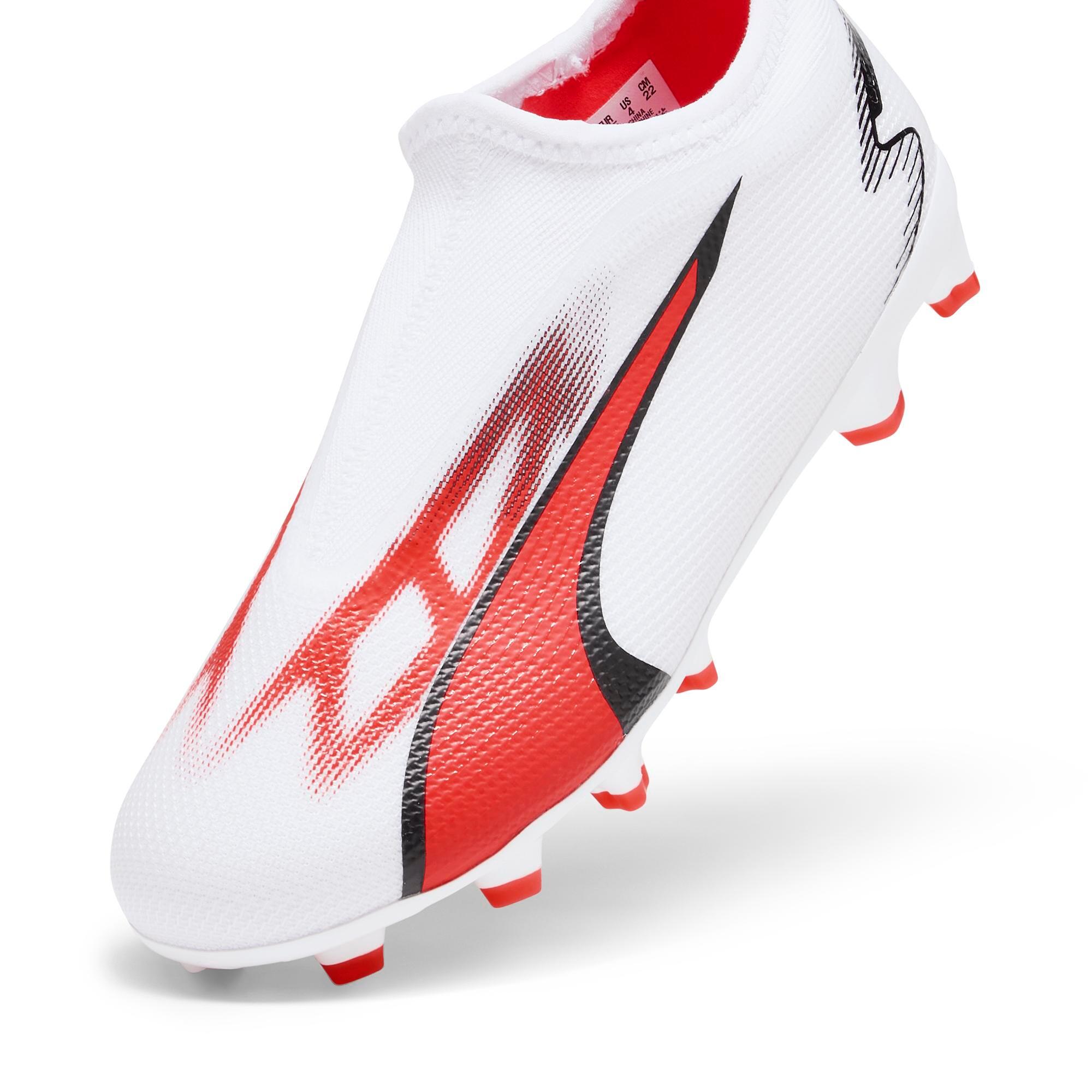 PUMA ULTRA Match LL FG/AG Blanc/Rouge Enfant 3/6