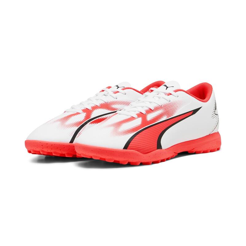 Puma Ultra Play TF voetbalschoenen wit/rood