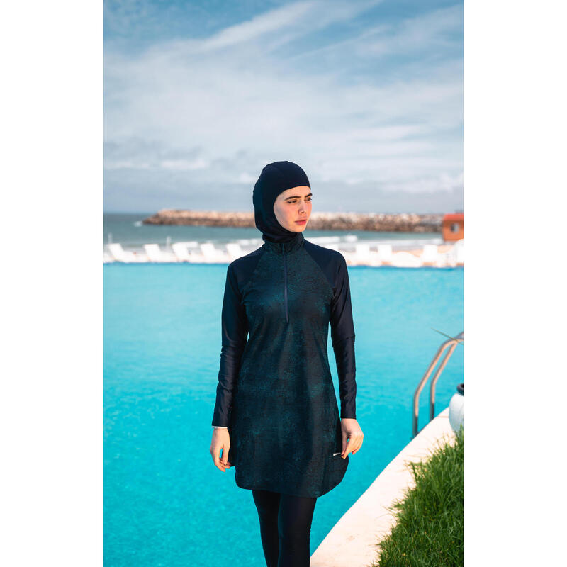 Kadın Burkini Bone - Lacivert - 100