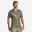 Ademend jachtshirt met korte mouwen 100 camouflage groen