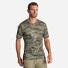 T-shirt Manches courtes respirant chasse 100 camouflage vert