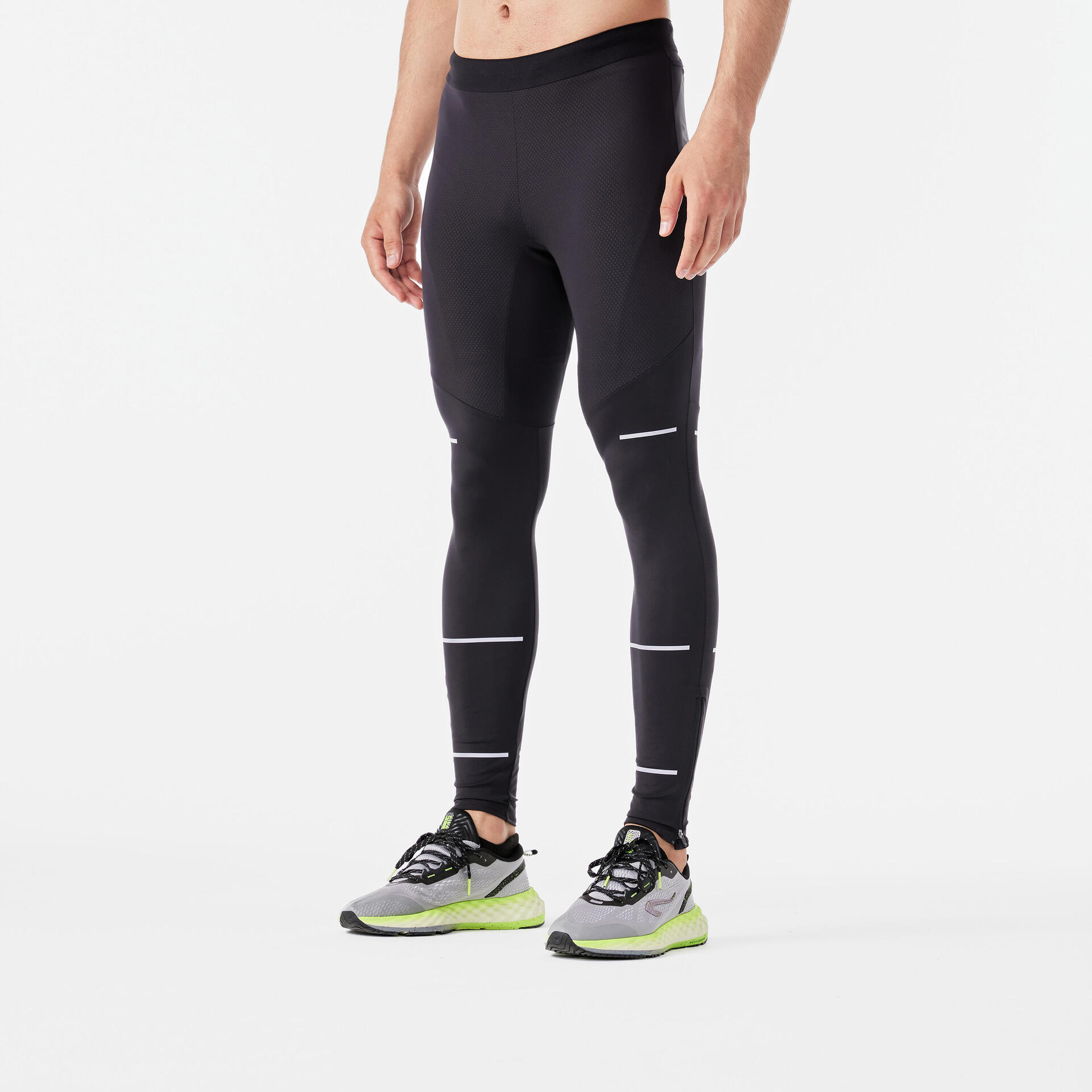 KIPRUN DRY MEN'S RUNNING TIGHTS BLACK