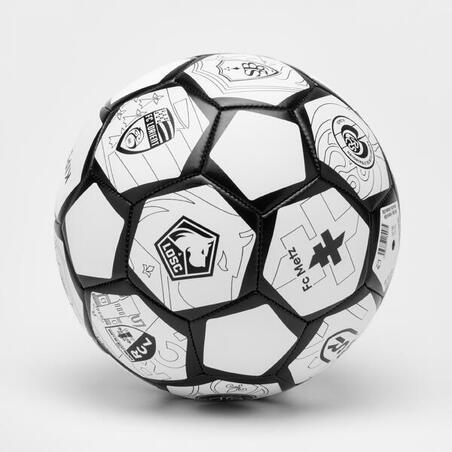 Ballon de football FANS BALL LIGUE 1 UBER EATS MULTILOGOS CLUBS 2023-2024