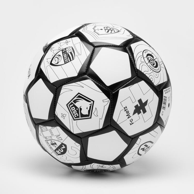 Ballon de football FANS BALL LIGUE 1 UBER EATS MULTILOGOS CLUBS 2023-2024