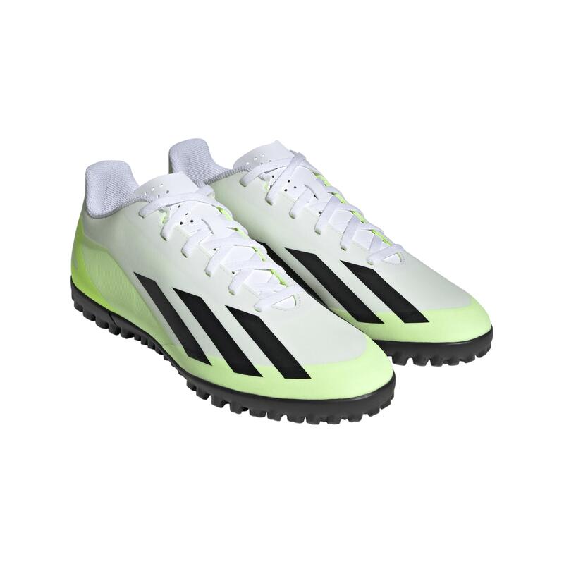 ADIDAS X Crazyfast.4 TF Voetbalschoenen wit/geel