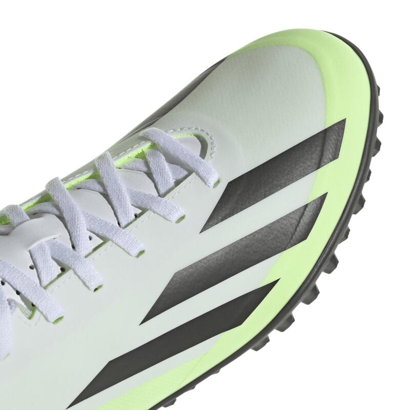 ADIDAS X Crazyfast.4 TF Voetbalschoenen wit/geel