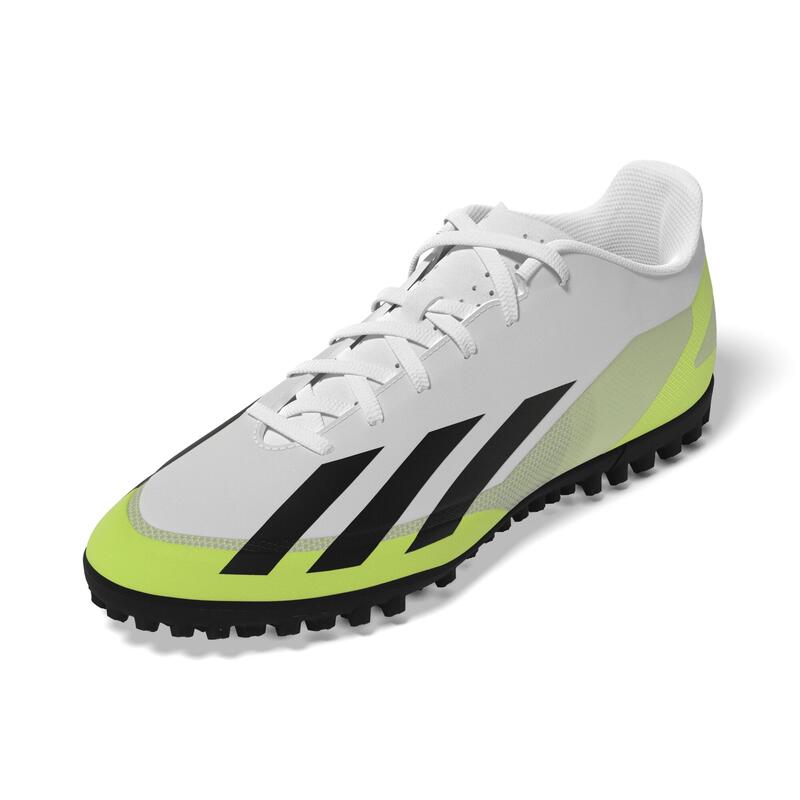 ADIDAS X Crazyfast.4 TF Voetbalschoenen wit/geel